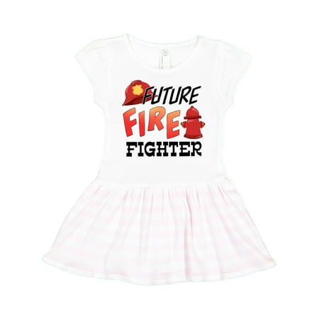 

Inktastic Future Fire Fighter Gift Toddler Girl Dress
