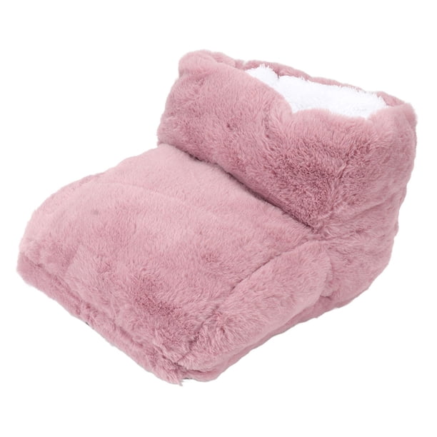Calentador de pies, bolsa de agua caliente con funda, calentador de pies 2 en 1 sin electricidad, esterilla calefactora de pies ultra suave para invierno para mujeres, hombres y adultos