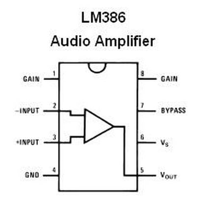 IC SMT Audio Amplifier - LM386 - 4 Pieces (Best Audio Amplifier Ic)