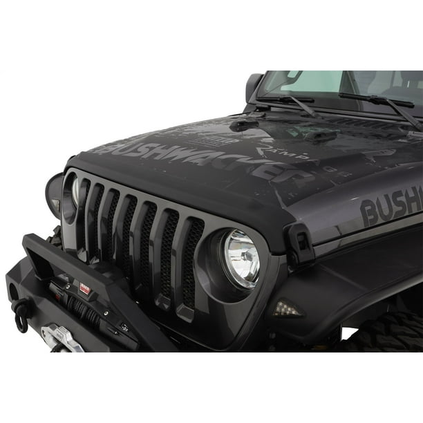 Bushwacker 14093 Trail Armor Hood Stone Guard Black Textured Finish, 1 ...