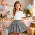 thumbnail image 3 of Girls' Skorts Skirts with Built-in Shorts High Waisted Pleated Tennis Skirt Athletic Activewear for School Golf Cheerleading Casual Summer Comfy Clothes, 3 of 9