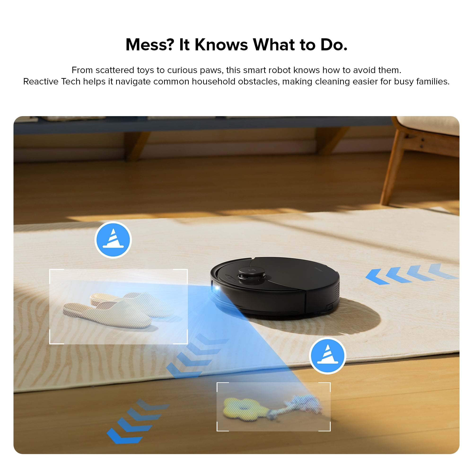 Roborock Q10 X5+ Robot Vacuum and Mop, Self-Emptying, Hands-Free Cleaning for up to 7 Weeks, 10,000Pa Suction, Obstacle Avoidance, LiDAR Navigation, No-Go Zones