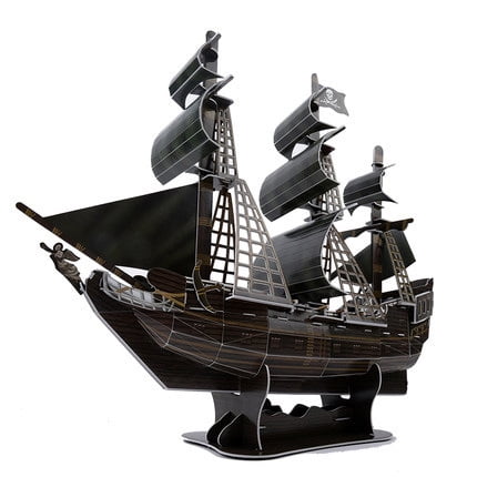 bevel Peregrination wet DIY Creative 3D Puzzle Pirates of the Caribbean Black Pearl Ship Puzzle  Jigsaw Puzzle Toys Model Kits Assemble Puzzle Toy Gifts for Adults -  Walmart.com