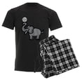thumbnail image 6 of CafePress - Elephant Volleyball Men's Dark Pajamas - Men's Dark Loose Fit Cotton Pajama Set, 6 of 7
