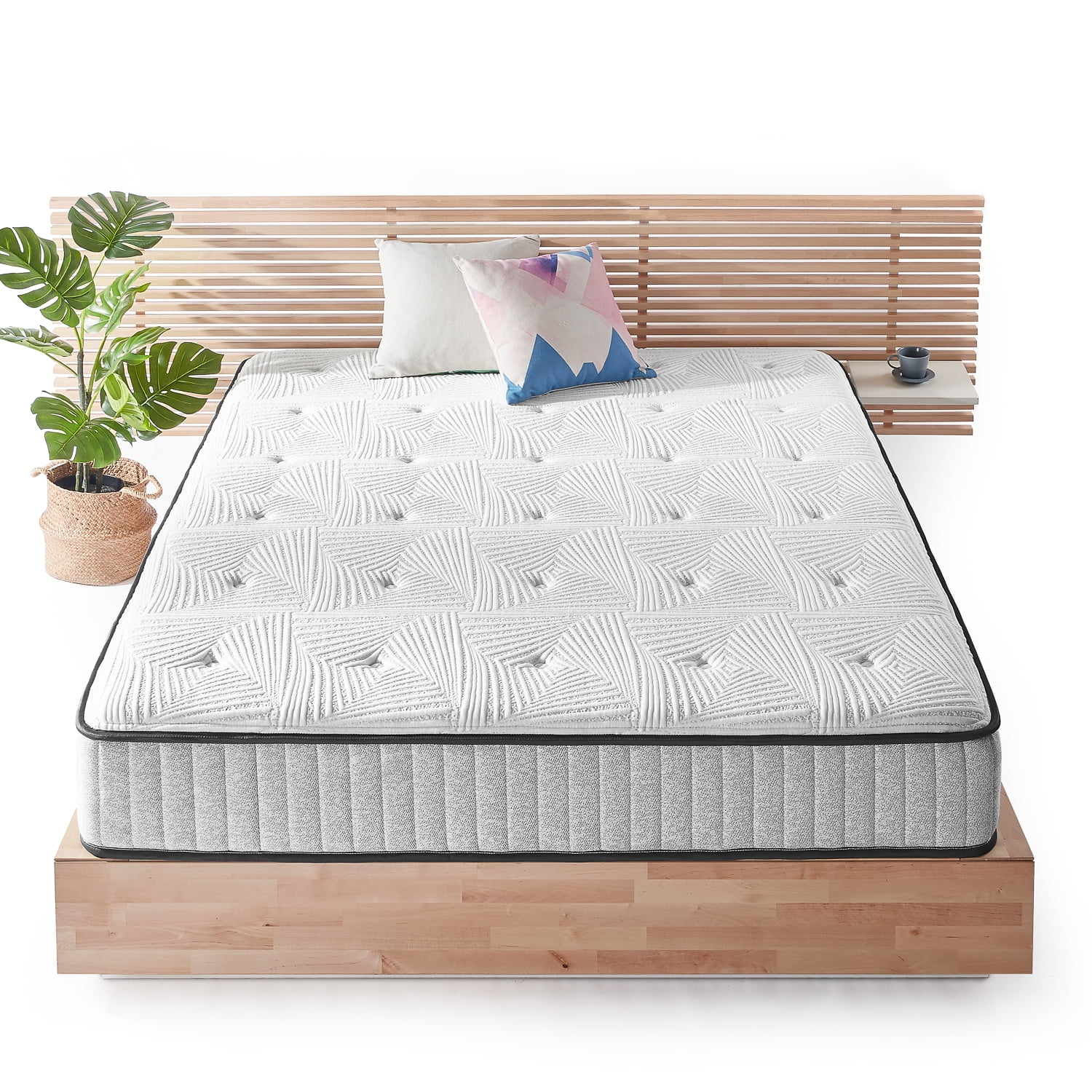 Mellow 10" EIRA Hybrid Pocket Spring Gel Memory Foam Mattress, Plush
