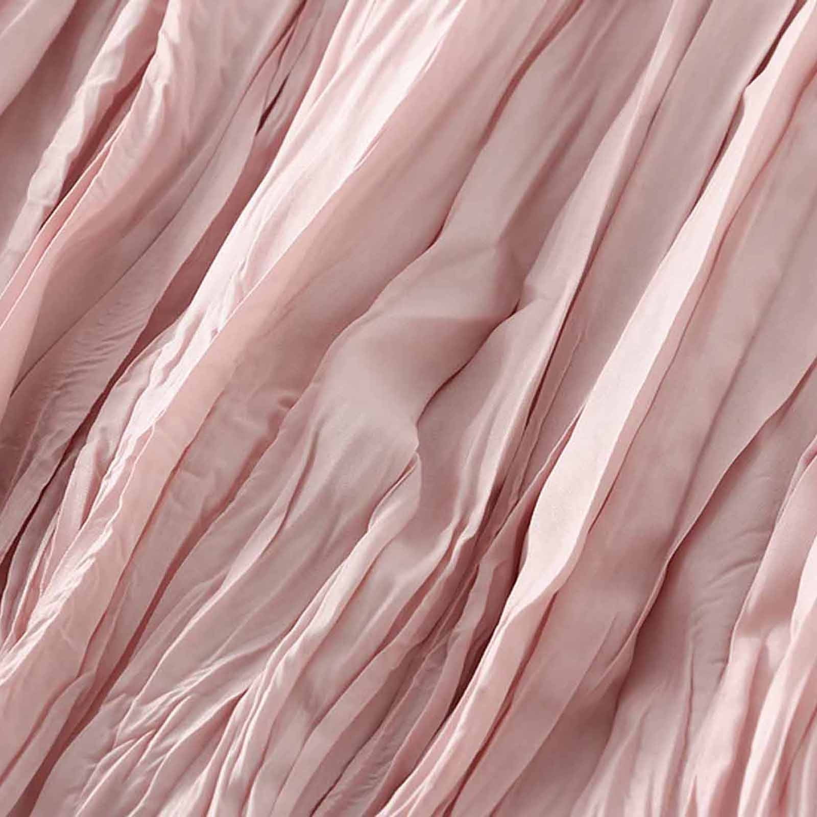 Cavosen Summer Skirts for Women Knee Length Midi Calf Length Skirts Pleated Pencil Skirts High Elastic Waist Solid Color Summer Skirts Flowy Slimming Dress Beachwear Pink