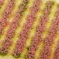thumbnail image 4 of KLKCMS 5mm Tufté d'Herbe Statique Auto-Adhésif Modèle de Diorama Paysage Rose Orange, 4 of 6