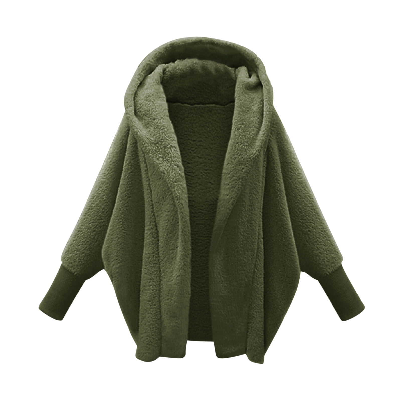 Veste En Polaire Teddy Pour Femmes - Cardigan Oversized Avec Ouverture Sur Le Devant, Chaude Pour L'hiver, Imperméable, Manteau En Sherpa Pour Dames, Duveteux Et Pelucheux, Pullover à Manches Longues