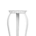 thumbnail image 3 of Colaxi 32 Inch Tall Flower Pot Rack for Bedroom Kitchen Balcony Office Indoor Outdoor with 3 Feet Round Containers , White, 3 of 4