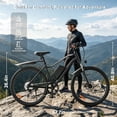 thumbnail image 4 of Electric Mountain Bike for Adults, 26" E-Bike with Shimano 7-Speed Gears,750W Peak,36V Battery, Twist Throttle & Pedal Assist, 4 of 7