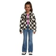 thumbnail image 2 of Wonder Nation Girl's Plush Teddy Shacket Fashion Jackets, Sizes 4-18 & Plus, 2 of 5