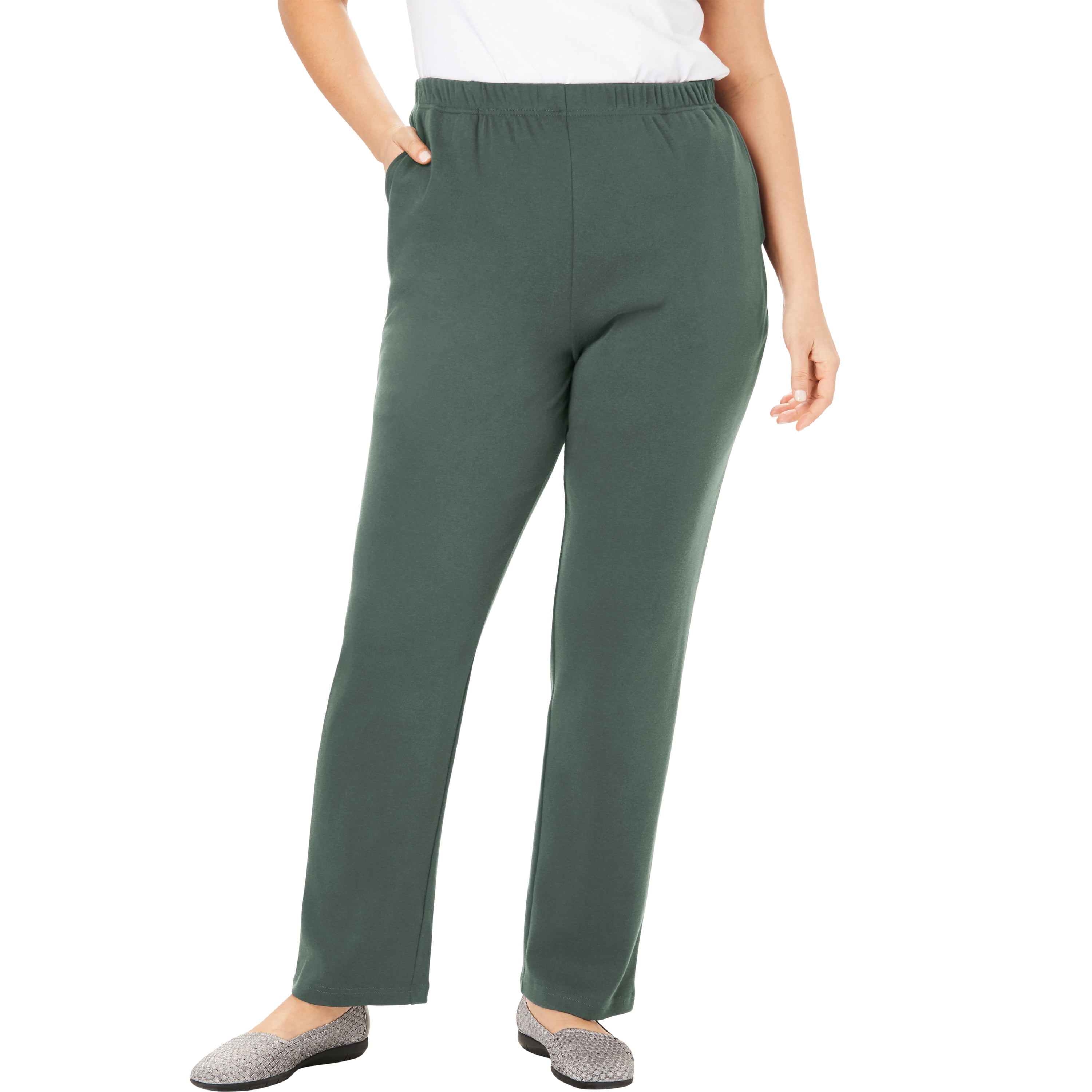Woman Within Woman Within Women's Plus Size Tall 7Day Knit Straight