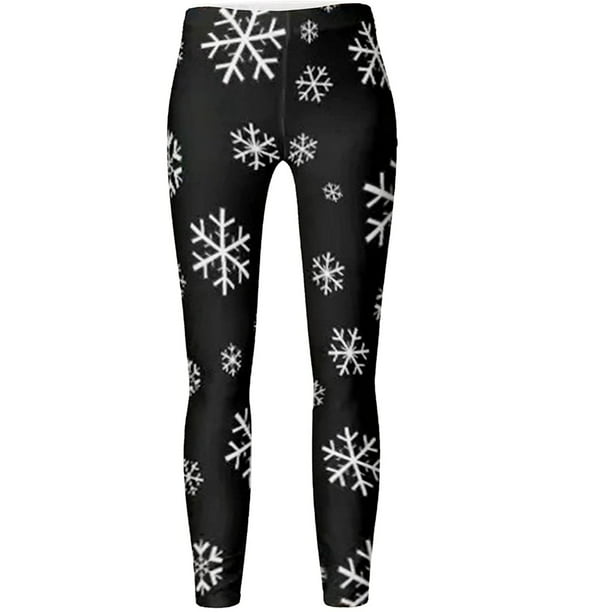 Women's Christmas Leggings High Waist Skinny Active Yoga Pants Fun Fashion  Holiday Print Workout Running Tights Trousers