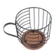 thumbnail image 1 of Cesta De Almacenamiento De Cápsulas De Café, Base Ponderada De Hierro Y Forma De Taza De Pino, Decoración Moderna De Cesta De Café Portátil Para Oficina, 1 of 7