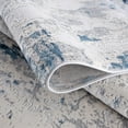 thumbnail image 3 of Rug Branch Vogue 2' x 7' (Exact Size: 2'3" x 7') Abstract Indoor Runner Rug, Blue Cream, Contemporary - Entryway, Hallway, Bathroom, and Kitchen, 3 of 5