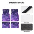 thumbnail image 4 of Balery Purple Bubble Abstract Art Juego de 4 Alfombrillas para Auto, Revestimientos de Caucho Resistente, Diseño Antideslizante, 4 of 7