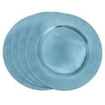 thumbnail image 1 of Cookhouse SARO Assiette de Charge Ronde de 13 Po au Design Classique Turquoise Style Contemporain Ensemble de 4, 1 of 1