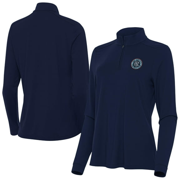 Women's-Antigua  Navy New York City FC Intent Quarter-Zip Pullover