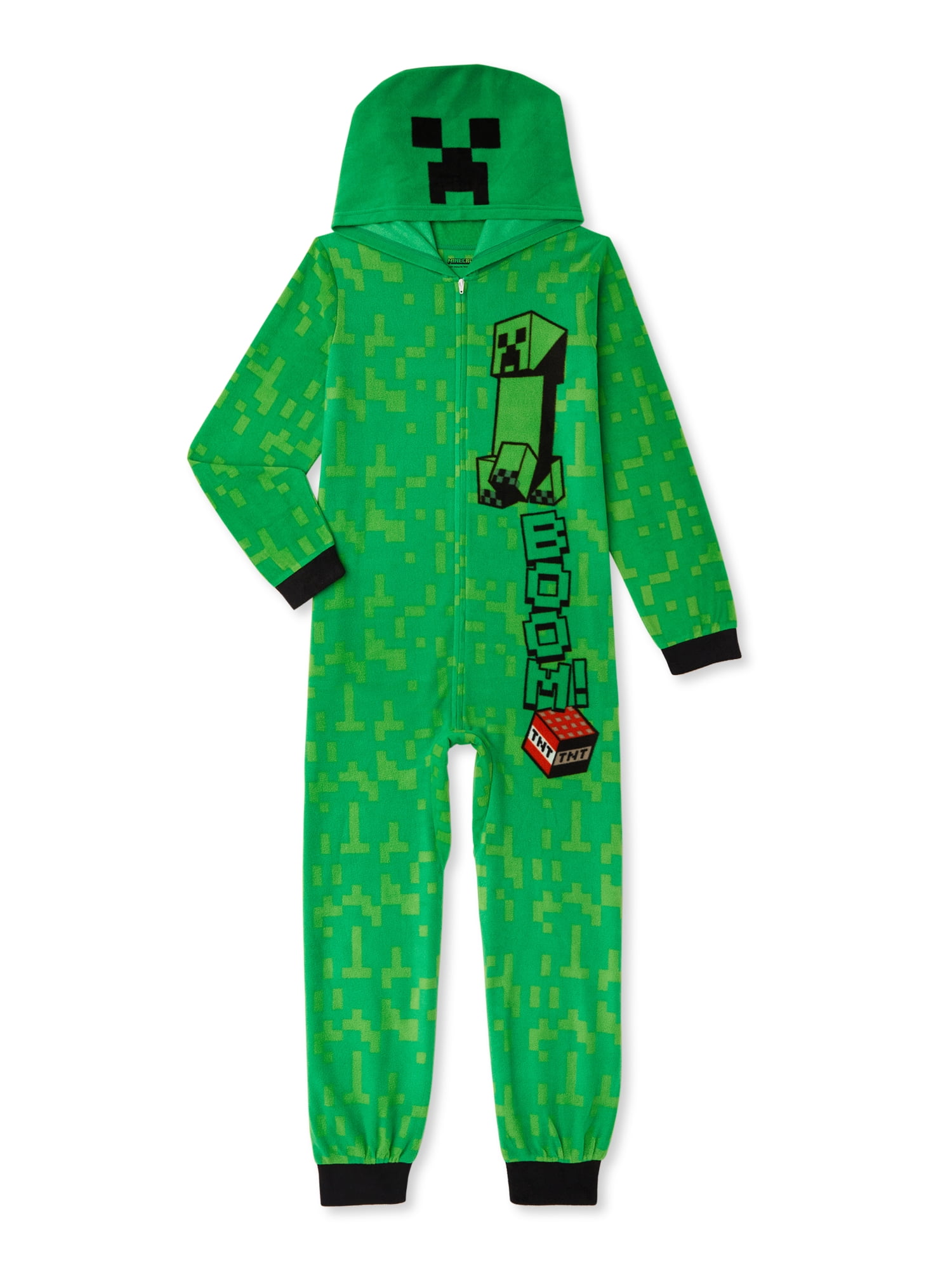 Video Game Pajamas Size 8,10/12 L Boys Blanket Sleeper One Piece Union Suit NEW