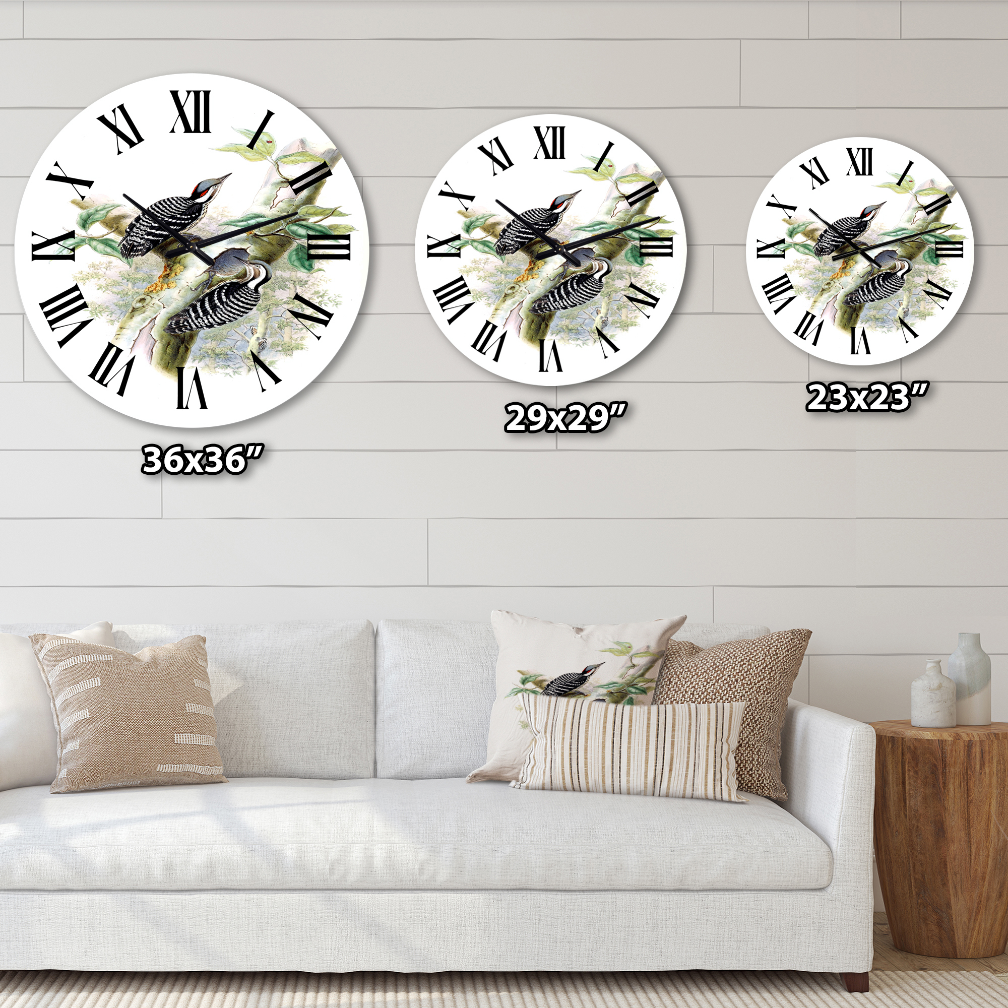 Designart 1 in Quartz Traditional Wall Clock