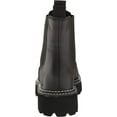 thumbnail image 3 of DOLCE VITA Womens Black Pull Tabs Lug Sole Padded Goring Moana H2o Round Toe Chelsea 8, 3 of 6
