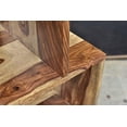 thumbnail image 2 of Meuble étagères rustique moderne en bois massif – sheesham foncé, 2 of 5