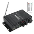 thumbnail image 2 of Electrónica, Amplificador estéreo BT 5.0 Amplificador B con control remoto Amplificador de potencia de decodificación para el hogar Diseño fácil de usar, 2 of 8