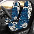 thumbnail image 2 of ABPHQTO Juego de 2 fundas para asientos de coche arte japonés Ocean Wave Universal Auto asientos delanteros Protector apto para coche, SUV sedán, camión, 2 of 3