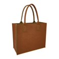 thumbnail image 3 of Bolsa de mano de fieltro, bolsa de comestibles reutilizable, multifunción, resistente, con asa duradera, bolso de compras para Picnic, trabajo al aire , marrón, 30cmx20cm 30cmx20cmx13cm Fernando Bolso de fieltro, 3 of 8