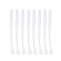 8Pcs/Set Artificial Bait Simulated Easy to Throw Soft Artificial Noodle Worm Fishing Lure for Outdoor