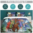 thumbnail image 5 of Shaggy Scooby Doo 3-Piece Bedding Set Bed Sheets Duvet Cover Pillowcases Pillow Shams Quilts Covers Adult Kids, 5 of 8