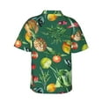 thumbnail image 3 of Easygdp Vegan Men'S Summer Casual Short Sleeve,Short Sleeve Button-Down Shirt, Lapel Loose Breathable Hawaiian Short Sleeve - Xx-Large, 3 of 9