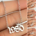 thumbnail image 3 of Chicmine Women Sweater Chain Year 1980-1999 Stainless Steel Meaningful Number Necklace Jewelry Gifts, 3 of 11