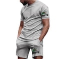 thumbnail image 5 of 2024 Summer Men‘s Set Fashion Sportswear Men‘s Short sleeved T-shirt+Sports Shorts Set Men‘s Casual Men‘s Clothing Men‘s Jogging, 5 of 7