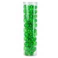thumbnail image 2 of Northlight Shatterproof Transparent Christmas Ball Ornaments 2.5" (60mm) - Green - 60ct, 2 of 4