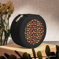 thumbnail image 6 of Yiaed Construction Truck Print Travel Jewelry Case Bridesmaid Gift Boxes Jewelry Travel Organizer Small Round Jewelry Box Mini Storage-Black, 6 of 7