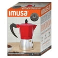 thumbnail image 4 of IMUSA  6cup Cast Aluminum Stovetop Coffeemaker with Red Top, 4 of 10