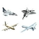 thumbnail image 3 of 4 piezas DIY Airplane Crafts Kit de construcción de Conjunto de adornos de juguetes interactivos para niños Modelo de aviones para adultos, 3 of 8
