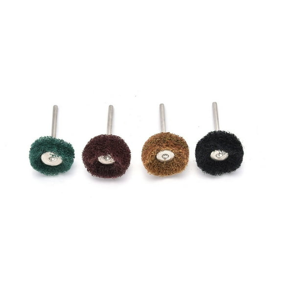 MTP ®  Pack of 12 / 40 1" (25mm) Abrasive Buffing Polishing Wheel Fits Dremel Rotary Tool 1/8 80/150/240/320 Grits