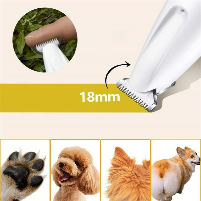 Pet Micro Precision Trimmer Pet Micro Precision Trimmer Dog Clippers for Grooming with LED Light Low Noise Cordless Dog Paw Hair