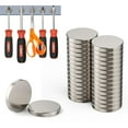thumbnail image 5 of Spencer 0.78 x 0.12 Inch Strong Neodymium Rare Earth Craft Disc Magnets for Fridge, DIY, Scientific, Craft, and Office Magnets, 10 Pack, 5 of 8