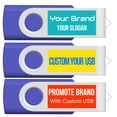 thumbnail image 2 of [Unidad flash USB] Logotipo personalizado de JBOS de 4 GB, 100 piezas, azul a granel, 2 of 6