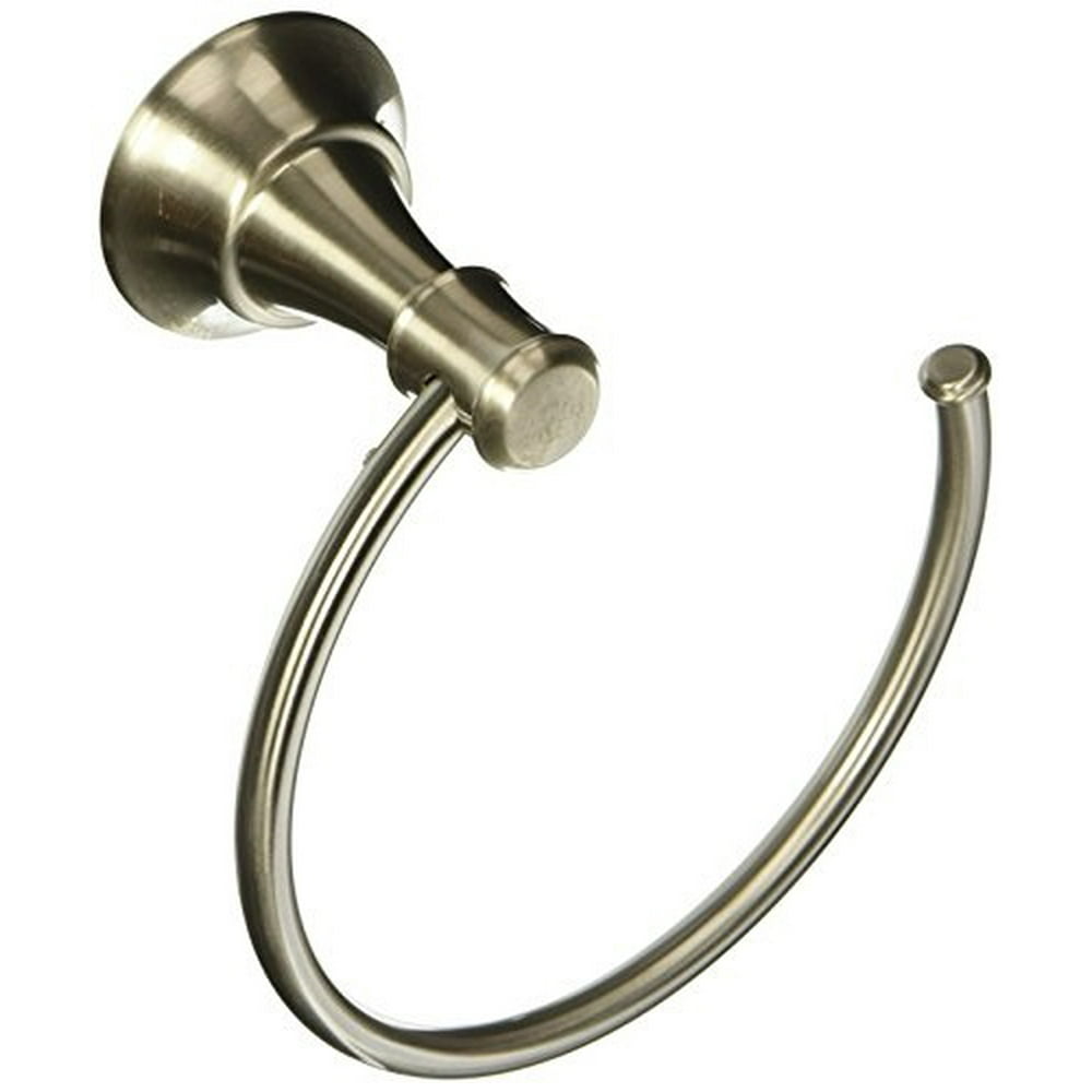 moen dn7986bn ashville towel ring, brushed nickel