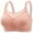 Pink, variant on ATOYSOY Women's Plus Size Lace Splicing Everyday Bra Underwear Push Up Bralette Teens Workout Comfort Bra Breathable Floral Embroidered Thin Lightly Wireless Black 40