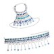 thumbnail image 1 of Summer Beach Crystal Waist Chain Tassel Shiny Body Jewelry Azul Sunnimix Lentejuelas Cadena del cuerpo del vientre, 1 of 8