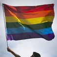 thumbnail image 3 of Friendly Rainbow Flag Bisexual Transgender Pride Banners Polyester right flag Polyester Rainbow Flag, 3 of 8