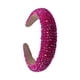 thumbnail image 2 of Sonducket Diademas con cuentas de cristal con purpurina, tocado de punto Flexible para el cabello, tocado para mujer, fiesta, colorido brillante Accesorio para el cabello Rosa roja Sonducket AP010971-21B, 2 of 5