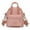 Pink, variant on Women Small Crossbody Purses Waterproof Nylon Shoulder Travel Bags Small Backpack (Navy Blue)