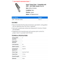 thumbnail image 2 of Upper Timing Chain - Compatible with 2007 - 2016 GMC Acadia 3.6L V6 2008 2009 2010 2011 2012 2013 2014 2015, 2 of 2