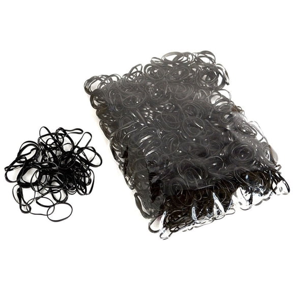 1000 Piece Glow In the Dark Latex Rubber Band Bracelet Pack Rubber Band Mega Value Pack with Clips Fixing Clip Happy 2026!